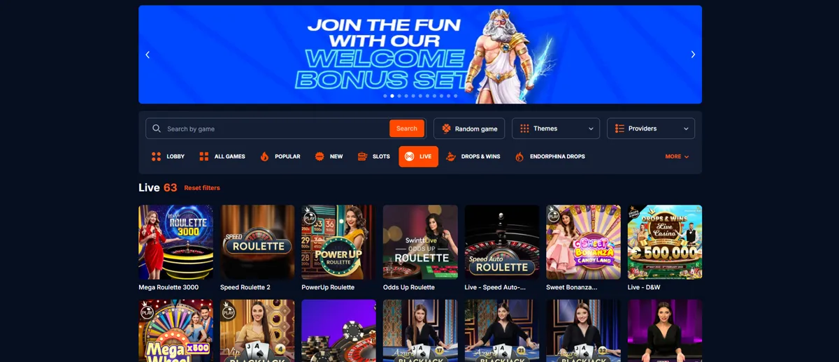 Live casino hos FS.Casino